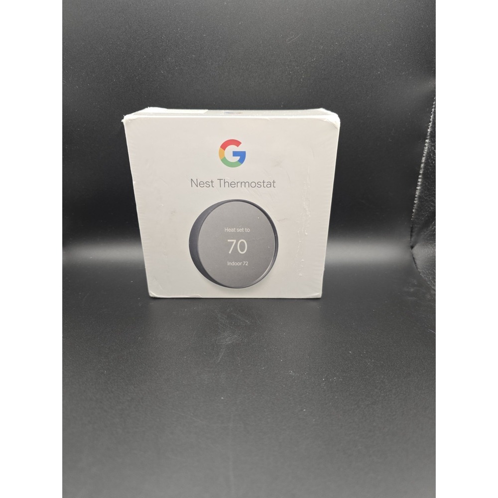 Google Nest Smart Thermostat, Charcoal - GA02081-US Model: G4CVZ - NEW BOX Seale